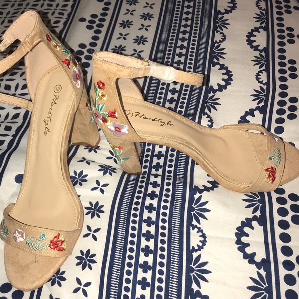 Floral heels